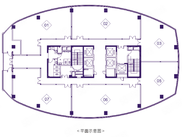 紫光科技园  半层517平